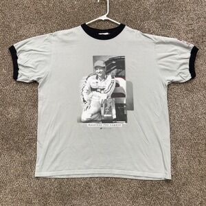 Winner's Circle T-Shirt Mens XXL Gray Dale Earnhardt 1990 Talladega Win Ringer